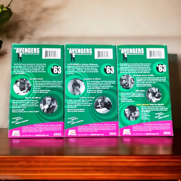 The Avengers '63 Set 4 VHS Movies - Picture 5 of 5